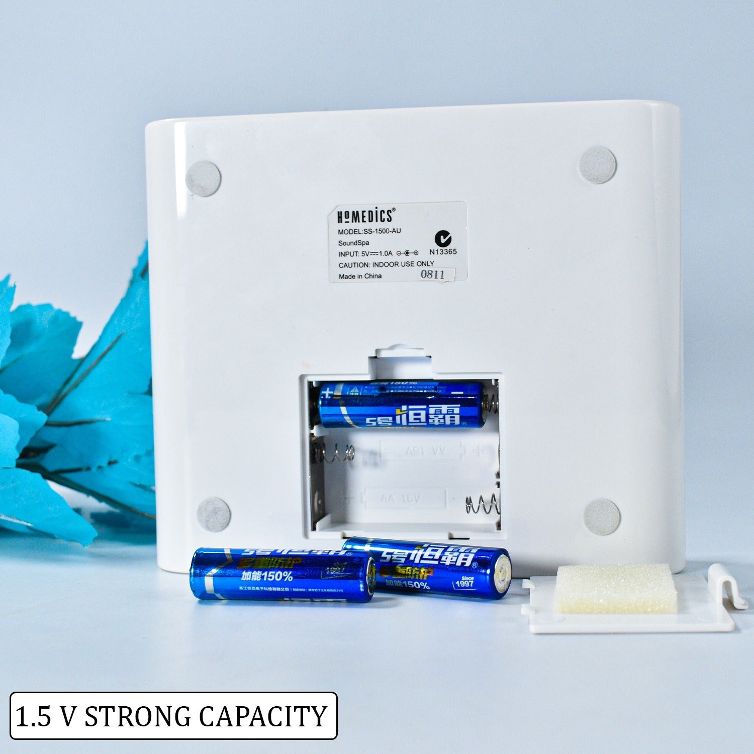 Close-up of sleep therapy machine with high-fidelity sound settings. Close-up of sleep therapy machine with high-fidelity sound settings.